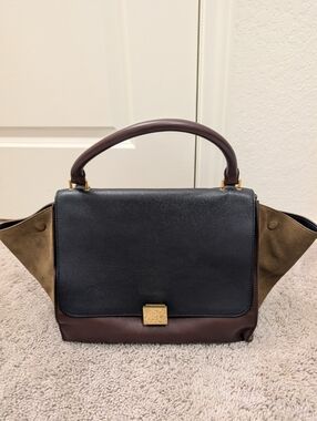 Authentic Celine Tri Color Trapeze "Phoebe Philo Era"